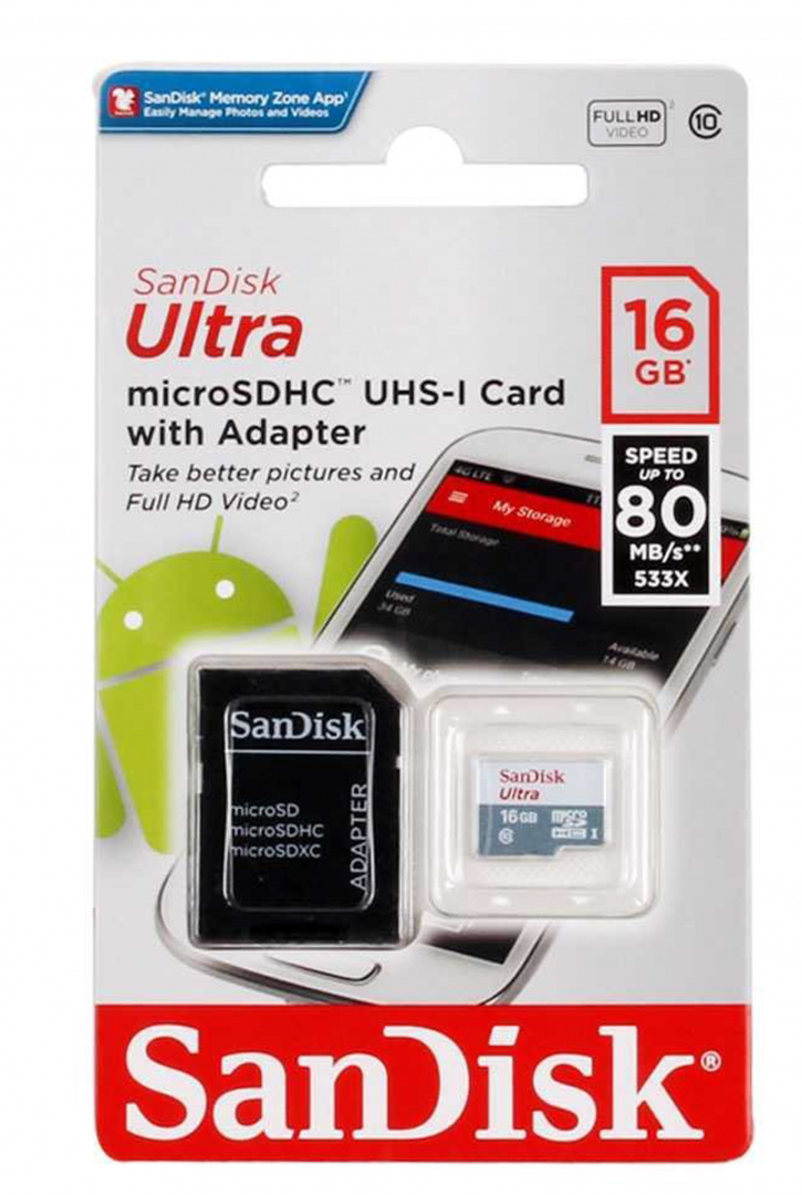 SanDisk ULTRA Android 16 Gb